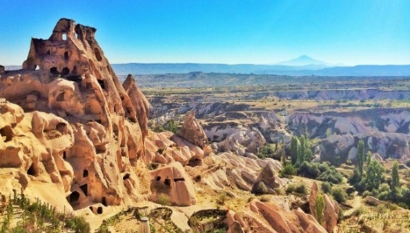 Cave dwellings in Cappadocia